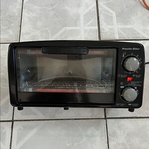 Proctor Silex Black Toaster Oven